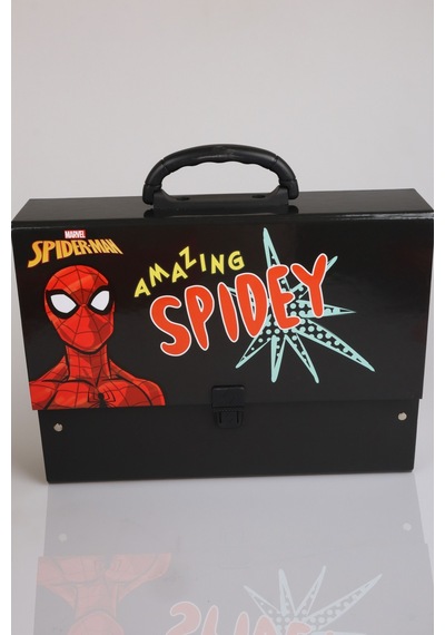 X Dekomus Lisanslı Hero Strike Collection Spiderman Saplı Çanta Tekli Altın
