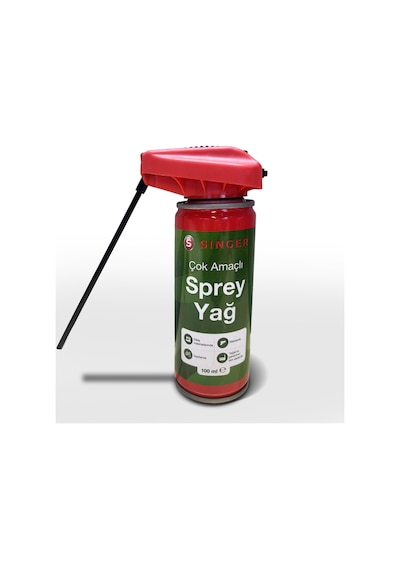 Singer Çok Amaçlı Püskürtmeli Sprey Yağ 100 ML