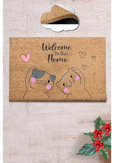 Coco Burrow 40 X 60 Cm Kıl Paspas , İç Ve Dış Kapı Paspası
