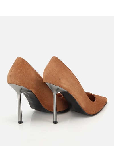 Hotiç Kadın Süet Deri Taba Metal Detaylı Stiletto 01ayh315240a370 01ayh315240a370 Taba