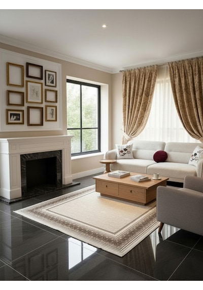 Vısta Halı Salon, Oturma, Yatak Odası Halısı Desen Kodu 79319-080 Renkli
