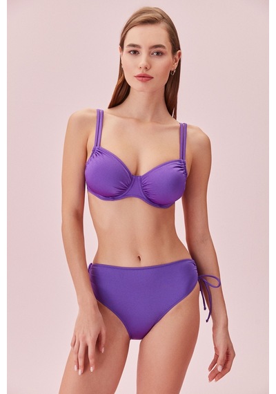 Suwen Yanı Büzgülü Bikini Alt Sb24820099