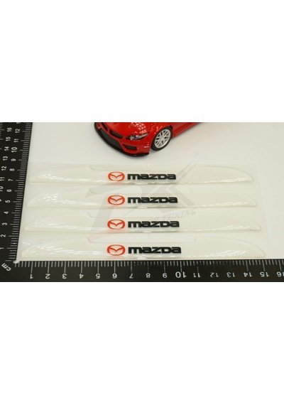 Mazda Logo Kapı Kenarı Koruma Şeffaf Kauçuk 3M Band New Style