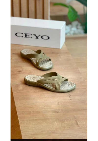 Ceyo Splash-z4 Vizon Kadın Terlik