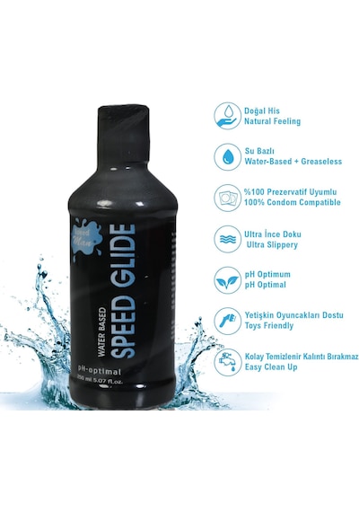Speed Man Speed Glide Kayganlaştırıcı Lubricant Sade 250 ML