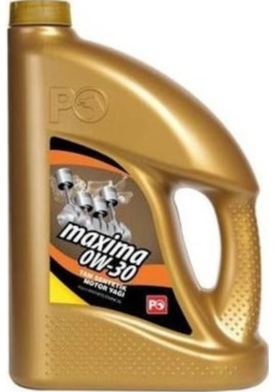 Petrol Ofisi Maxima CX 0W-30 Tam Sentetik Motor Yağı 4 L