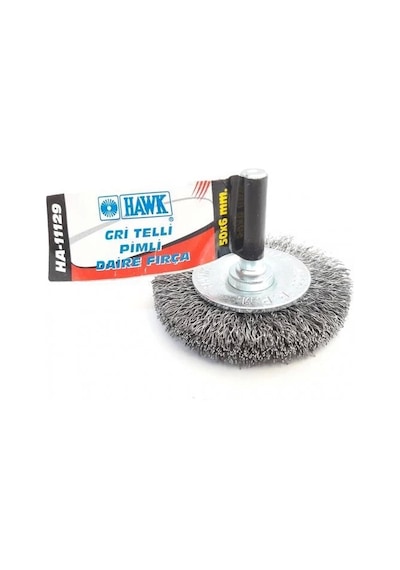 Mey İthalat Hawk Ha11129 Pimli Gri Tel Daire Fırça 50x6 Mm