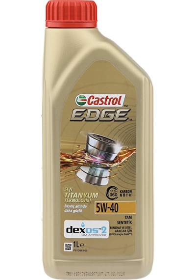3 Adet Castrol Edge 5w/40 Motor Yağı 1l