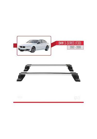 İpqi Bmw 3 Serisi F30 2012-2019 Arası İle Uyumlu Ace-3 Ara Atkı Tavan Barı Gri 2 Adet Diğer