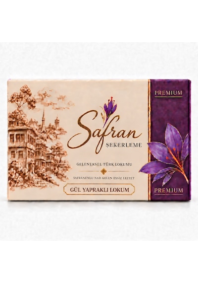 Safran Şekerleme Gül Yapraklı 350 G