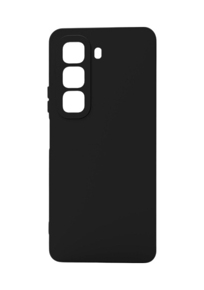 İnfinix Hot 50 5g Kılıf Kamera Korumalı Silikon Rubber Arka Kapak Siyah