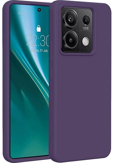 Newface Xiaomi Redmi Note 13 Pro 4g Kılıf First Silikon - Mor Diğer