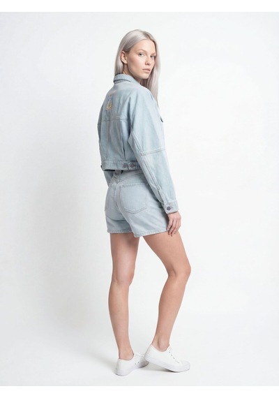 Regular Fit Kadın Ceket Denim