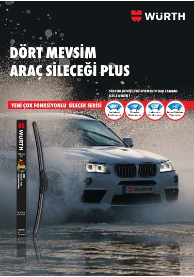 Würth Muz Silecek Takımı Byd Seal U 2024-2025 İle Uyumlu