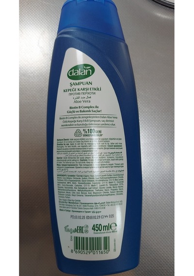 Şampuan Aloe Vera Özlü Kepeğe Karşıt Etkili 450 Ml X 2 Adet Tüm Saç Tipleri Şampuan Aloe Vera Özlü Kepeğe Karşıt Etkili 450 Ml X 2 Adet Tüm Saç Tipleri