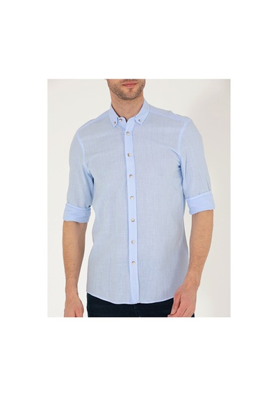 Pierre Cardin Slim Fit Uzun Kollu Gömlek 50268183-vr003 Çok Renkli