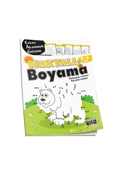 Noktalı Boyama 5 - 6 Yaş- Niha Çocuk