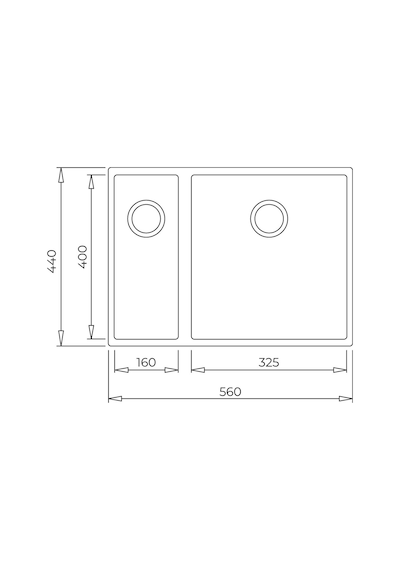 Teka Square 560 Tg Çift Hazneli Tezgahaltı Tegranite Eviye - Stone Grey - 115260030