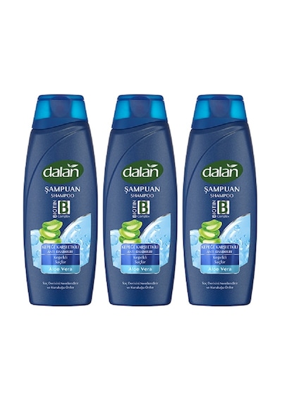 Dalan Şampuan Aloe Vera Özlü Kepeğe Karşıt Etkili 450 Ml X 3 Adet