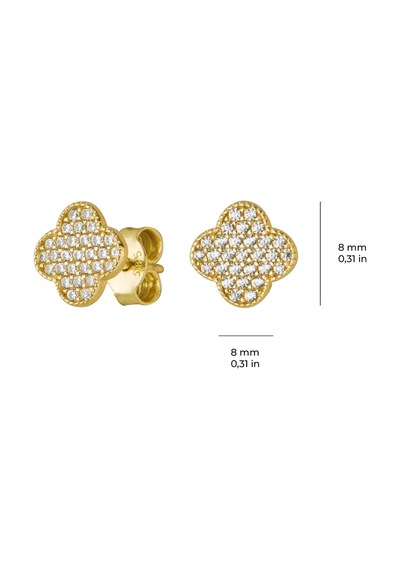 14 Ayar Altın Taşlı Küpe 1,19 Gr-6148