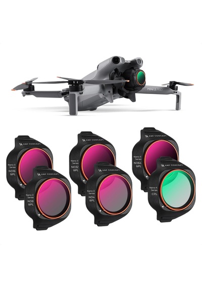 K&f Concept Djı Mini 5 Pro Uyumlu 6 Lı Filtre Seti / Cpl Nd4&pl Nd8&pl Nd16&pl Nd32&pl Nd64&pl