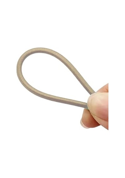 Bej Renk Yuvarlak Lastik - 5 Metre Uzunluk Ve 2 Mm Kalınlık