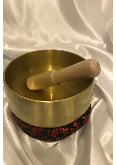 Tibet Çanağı Pirinç Çanı Kasesi Meditasyon Çanı Yoga Çanı Tibet Singing Bowl 16 Cm
