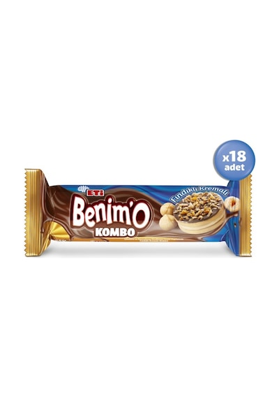 Benim'o Kombo Fındıklı Kremalı Bisküvi 84 G X 18 Adet