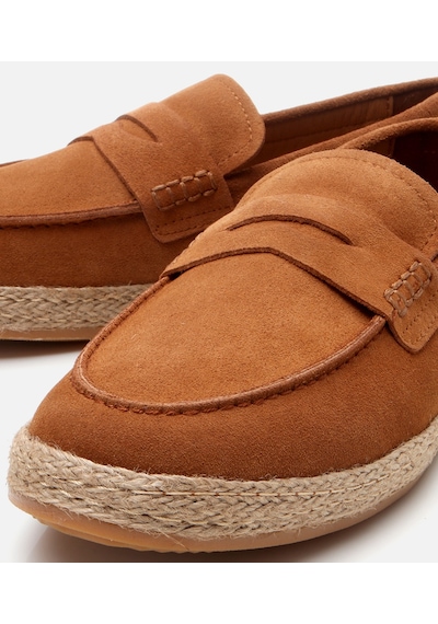 Hotiç Erkek Süet Deri Taba Hasır Detaylı Espadril 02ayh305520a370 Taba