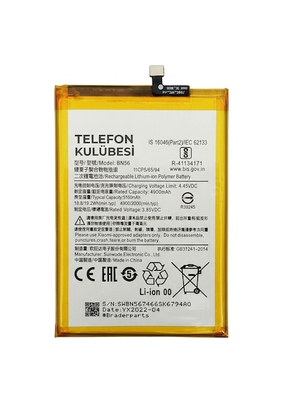 Xiaomi Redmi A2 Plus Uyumlu Batarya Pil Bn56