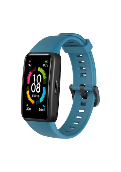 Huawei Band 6 Uyumlu Krd-47 Uyumlu Zore Kordon-petrol Mavi