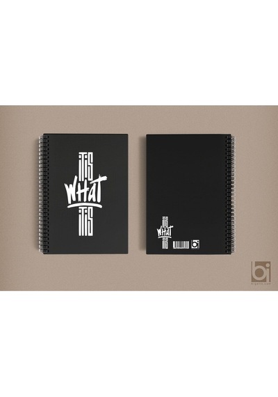 İtis What İtis A5 Çizgisiz Spiralli Defter Bigelio