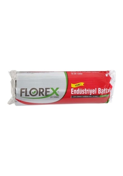 Florex Endüstriyel Battal Çöp Poşeti 72x95 Cm 10'lu Beyaz