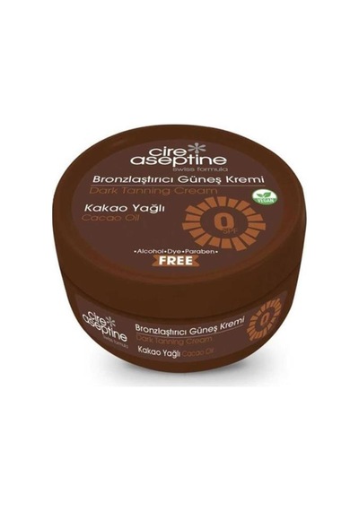 Cire Aseptine Kakao Yağlı 200 Ml Bronzlaştırıcı Krem