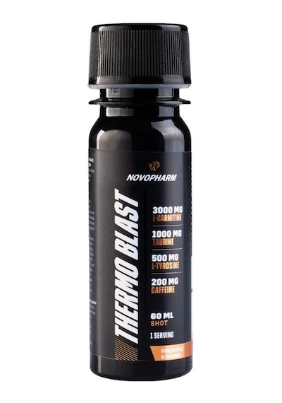 Novopharm Thermo Blast L-carnitine 60 Mlx12 Shot Ananas&mango