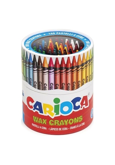 Wax Yıkanabilir Pastel Boya Kalemi 100'lü 124-Pembe