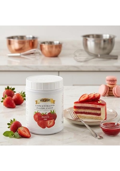 Vizyon Konsantre Çilek Pastacılık Karışımı 1 Kg