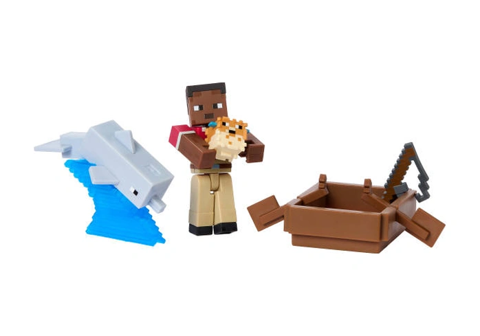 Minecraft 3.25" Figürler - İkili Paket Saılor Zurı & Zurı Marın J