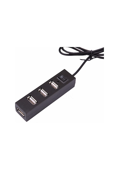 4 Port Usb Hub Usb 2.0 Çoklayıcı Switch On / Off Anahtar