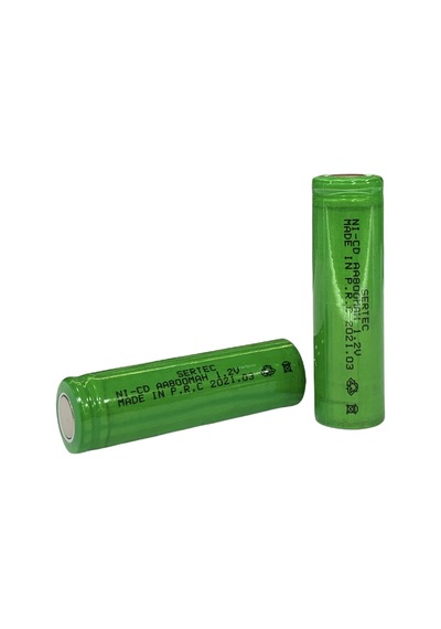 1.2v 800 Mah - Aa - Ni-cd Şarjlı Pil - Başsız / Flat Head