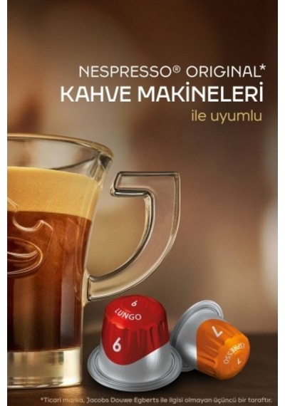 Jacobs Espresso 7 Classico Nespresso Uyumlu Kapsül Kahve 10lu X PKT.JACOBS.012 Kapsül Kahve