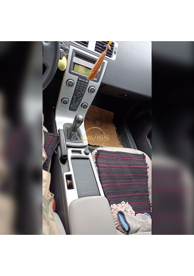Volvo S40/V50/C30 2003/2009 Full Set, Gümüş Gri Konsol Maun Kaplama (Gümüş Gri)