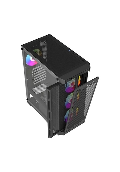 Powerboost PB-PS7840B 600 W Oyuncu Mid-Tower Bilgisayar Kasası