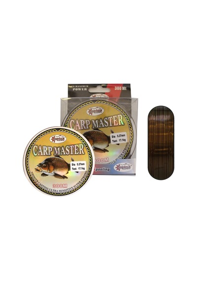 Captain Carp Master 300mt Monofilament Misina Brown+green 0.45 Mm