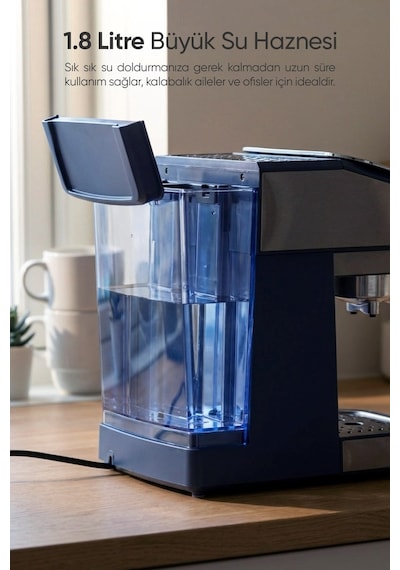 Fressi EM-02 Urban 1350 W Espresso Latte Cappuccino Kahve Makinesi