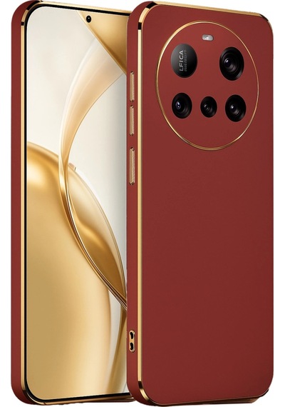 Xiaomi Mi 15 Ultra Kılıf Volet Silikon Kırmızı