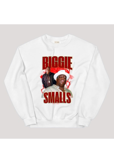 Biggie Sweatshirt Beyaz Beyaz