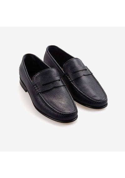 Kemal Tanca Gold Hakiki Deri Erkek Loafer Ayakkabı 21509 Lacivert