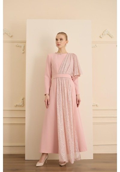 Senna Hazel Dress Pudra Pudra