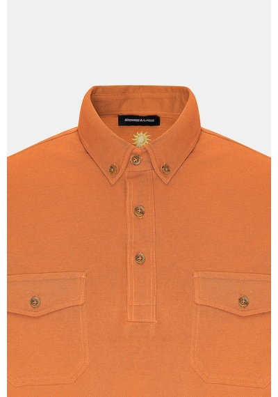 AC&Co / Altınyıldız Classics Erkek Turuncu Slim Fit Dar Kesim Polo Yaka Tişört Turuncu AC&Co / Altınyıldız Classics Erkek Turuncu Slim Fit Dar Kesim Polo Yaka Tişört Turuncu